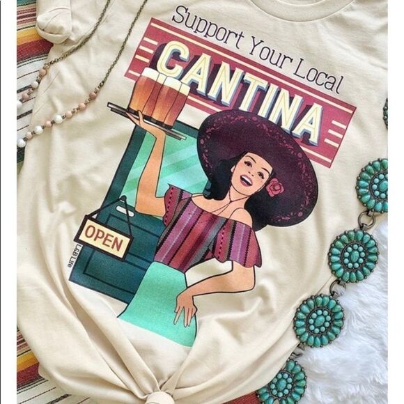 Support your Local Cantina T-shirt‎ - Picture 1 of 1